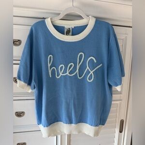 Queen of Sparkles Heels Sweater UNC